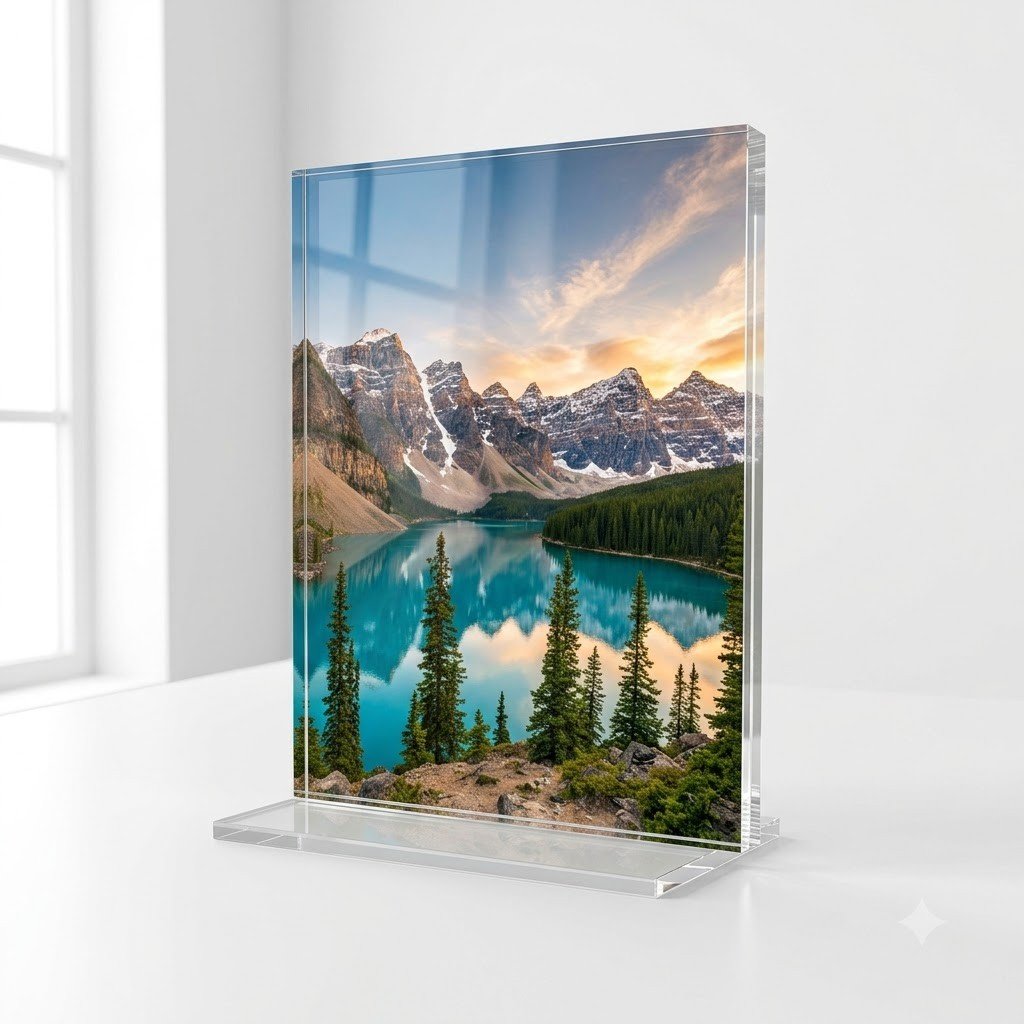 A4 Size Personalized Acrylic Photo Print