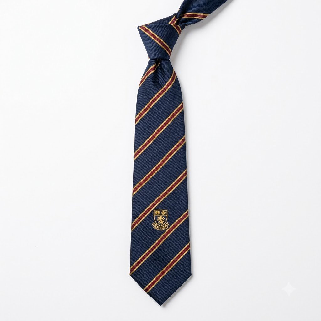 School Uniform Tie with Custom Logo